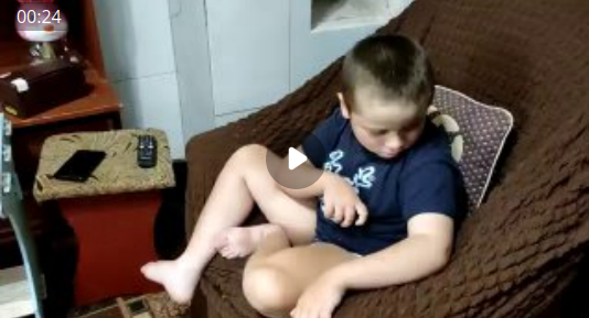 The boy with autism got his first wheelchair